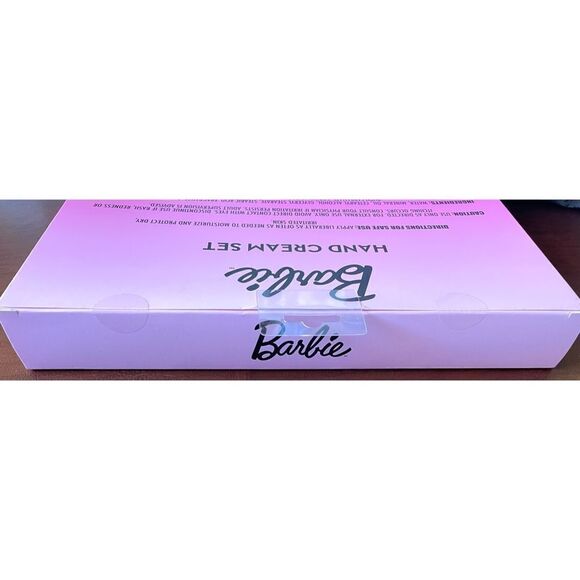 New Barbie Hand Cream Set of 4: Vanilla, Cherry Blossom,Strawberry& Berry Scent - Picture 4 of 6
